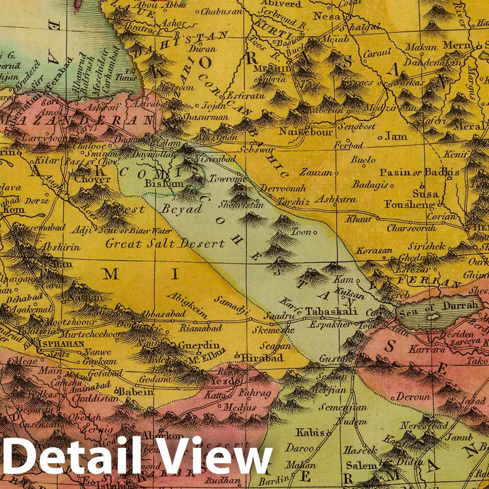 Historic Map : 1811 Persia. v1 - Vintage Wall Art