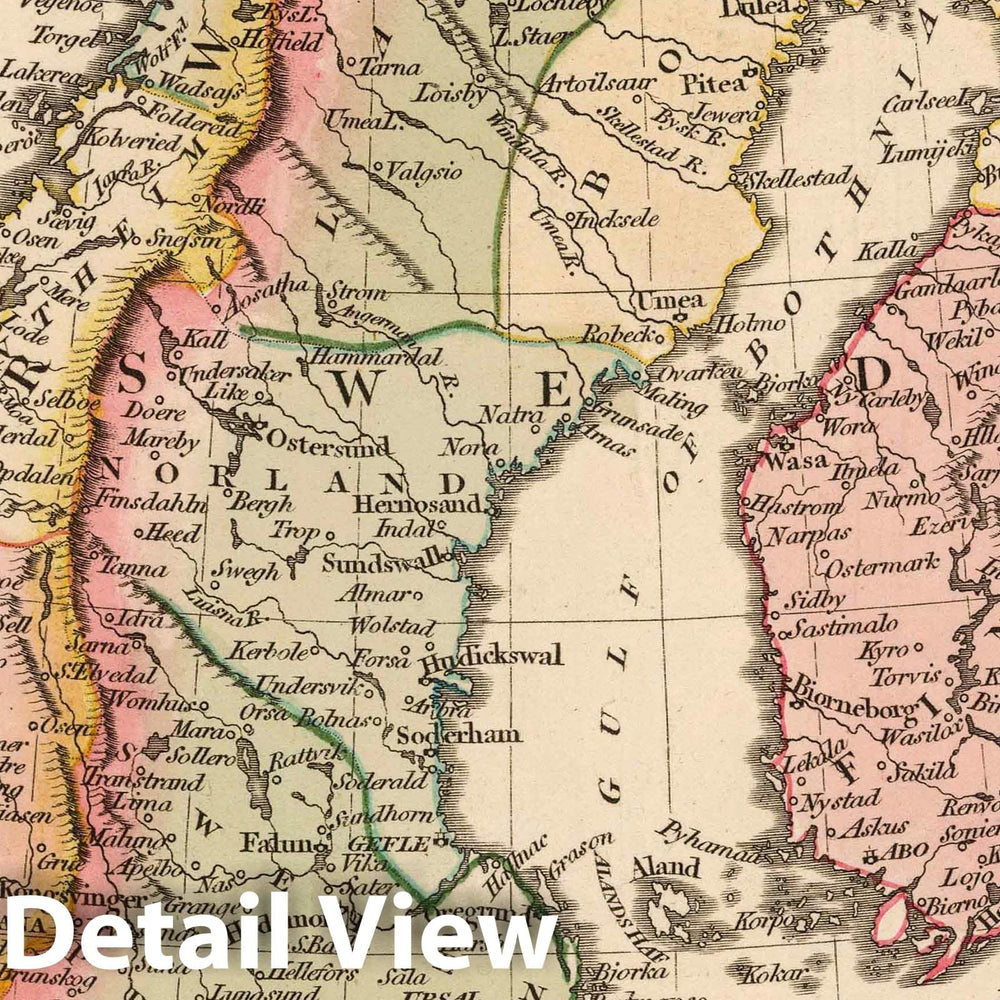 Historic Map : 1808 Norway and Sweden with their Dependencies. - Vintage Wall Art