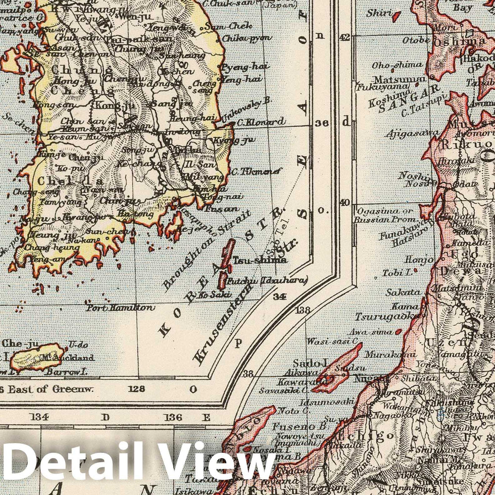 Historic Map : 1906 Islands of Japan. Korea. Formosa. - Vintage Wall Art