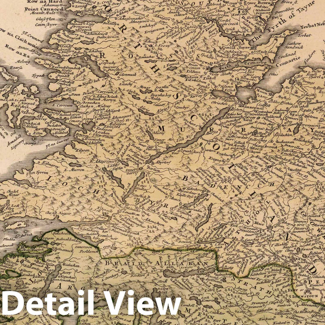 Historic Map : Scotland, 1788 Magne Britanniae, Regnum Scotia. , Vintage Wall Art