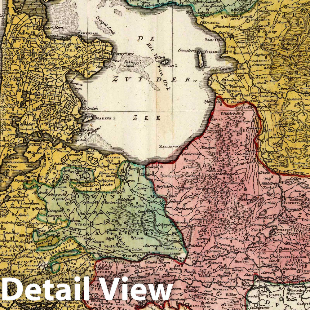 Historic Map : Netherlands, 1748 Septem Provinciae Belgium Foederatum. , Vintage Wall Art