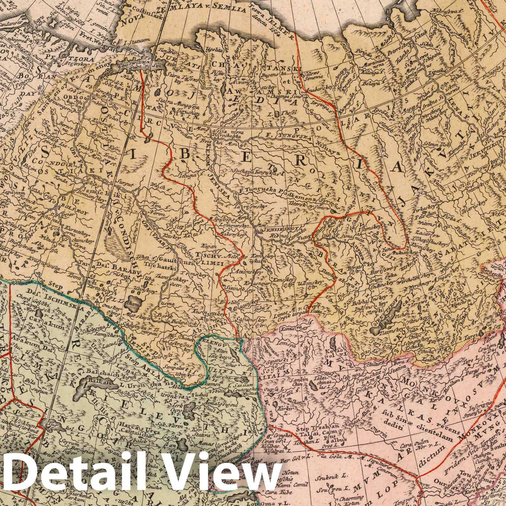 Historic Map : 1730 Tartarie Majoris sive Asiaticae. - Vintage Wall Art