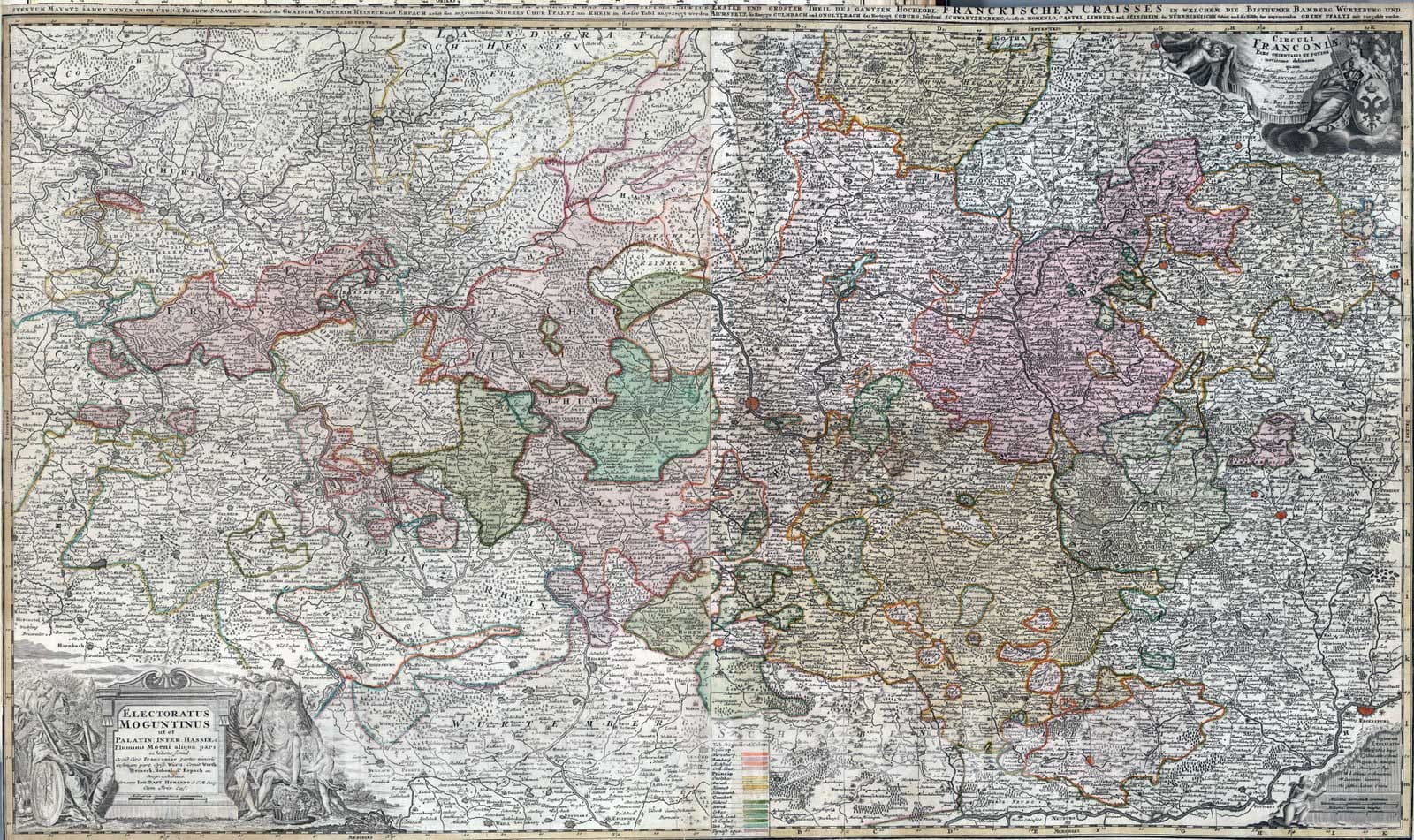 Historic Map : Germany, 1788 Circuli Franconiae Pars Orientalis et Potior. v1 , Vintage Wall Art