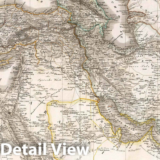 Historic Map : 1839 Ottoman Empire as the Possessions of the Pasha of Egypt. - Vintage Wall Art