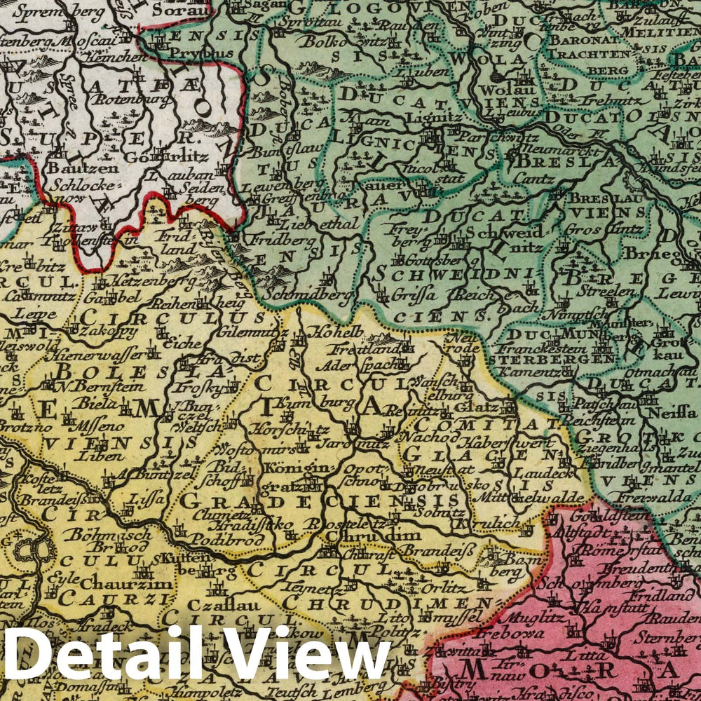 Historic Map : Czech Republic, 1744 Regnum Bohemiae , Vintage Wall Art