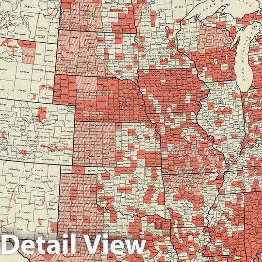 Historic Map : National Atlas - 1935 Areas of Soil Surveys. Atlas of American Agriculture. - Vintage Wall Art