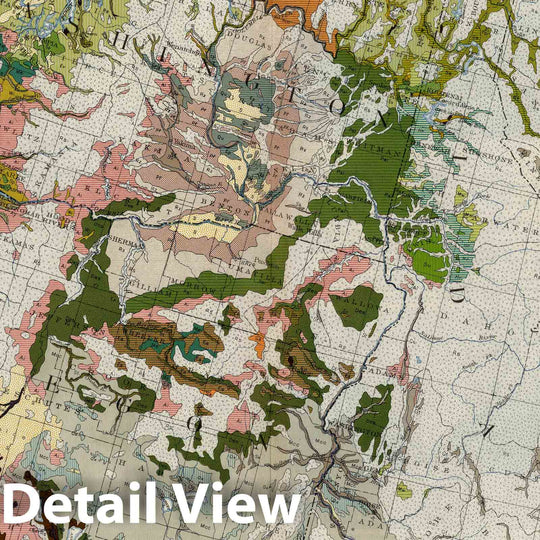 Historic Map : National Atlas - 1931 Soil Map of the United States, Section 4. Atlas of American Agriculture. - Vintage Wall Art