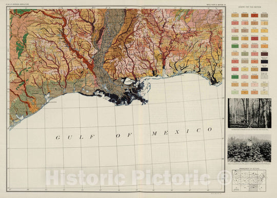 Historic Map : National Atlas - 1931 Soil Map of the United States, Section 10. Atlas of American Agriculture. - Vintage Wall Art