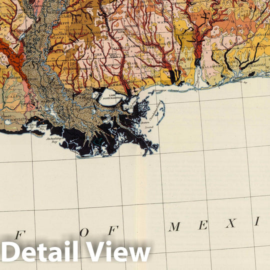 Historic Map : National Atlas - 1931 Soil Map of the United States, Section 10. Atlas of American Agriculture. - Vintage Wall Art