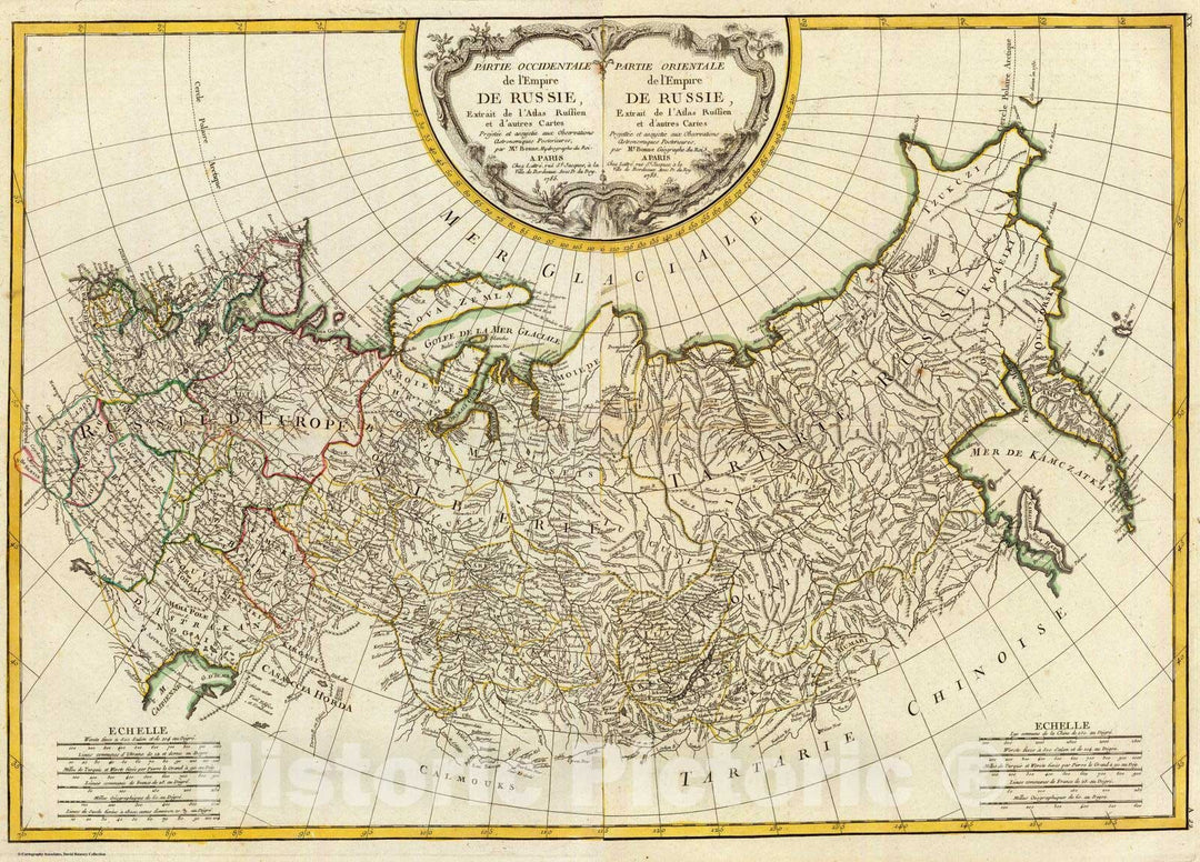 Historic Map : Russia; Ukraine, Baltic States 1785 Composite: Russie. , Vintage Wall Art