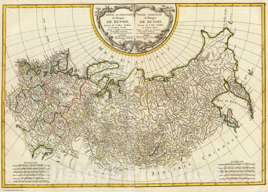 Historic Map : Russia; Ukraine, Baltic States 1785 Composite: Russie. , Vintage Wall Art