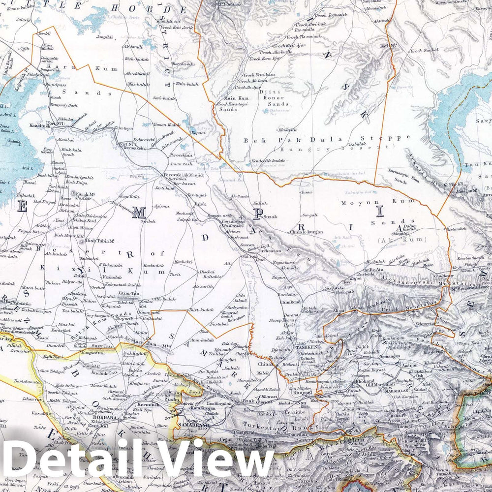 Historic Map : 1912 Central Asia. - Vintage Wall Art