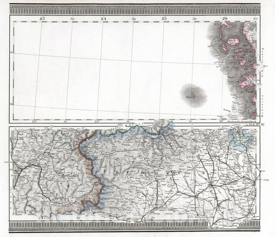 Historic Map : Germany, 1867 No. II. Deutschland, Niederlande, Belgien, Schweiz. (Germany, Netherlands, Belgium, Switzerland). , Vintage Wall Art