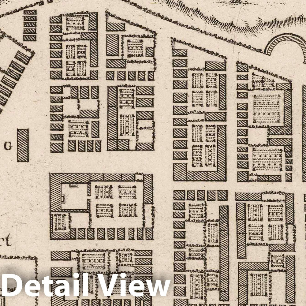 Historic Map : New York City (N.Y.), 1764 Ville de Manathe ou Nouvelle-Yorc. , Vintage Wall Art