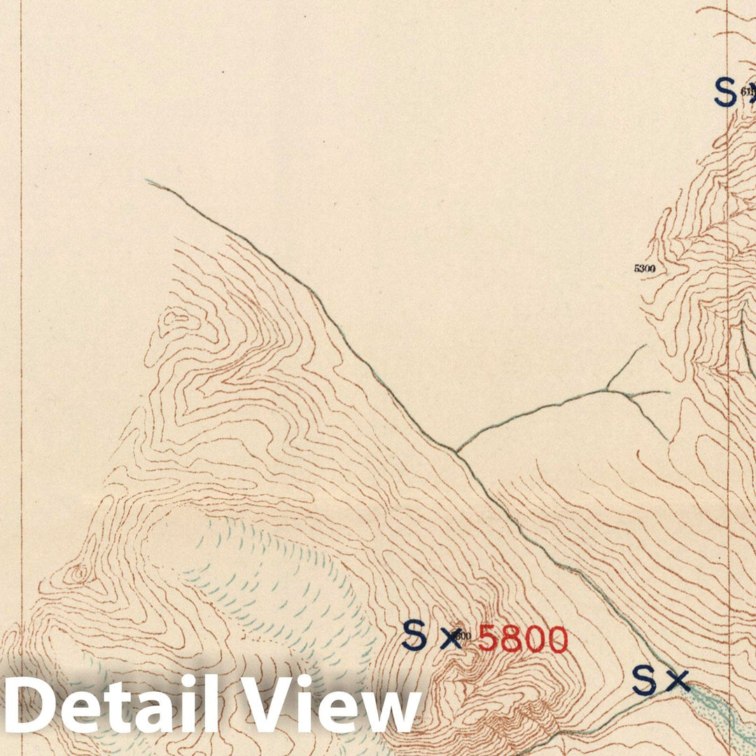 Historic Map - Atlas - 1904 Sheet No. 18. (Chilkat River, Klaheela River, Tahkin River, Muir Glacier, Charpentier Glacier, John Hopkins Glacier). - Vintage Wall Art