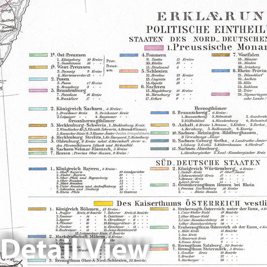 Historic Map : Germany, 1867 No. XXV. Deutschland, Niederlande, Belgien, Schweiz. (Germany, Netherlands, Belgium, Switzerland). , Vintage Wall Art