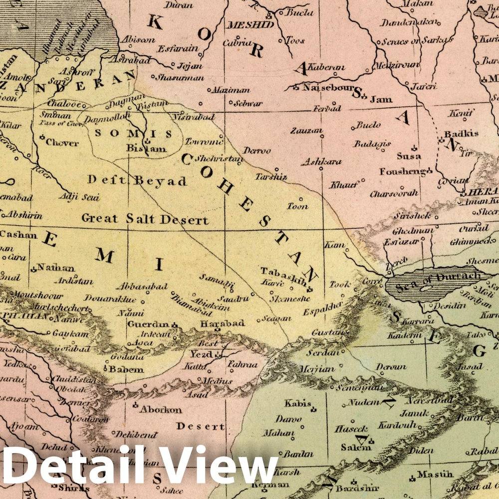 Historic Map : 1811 Persia. v2 - Vintage Wall Art