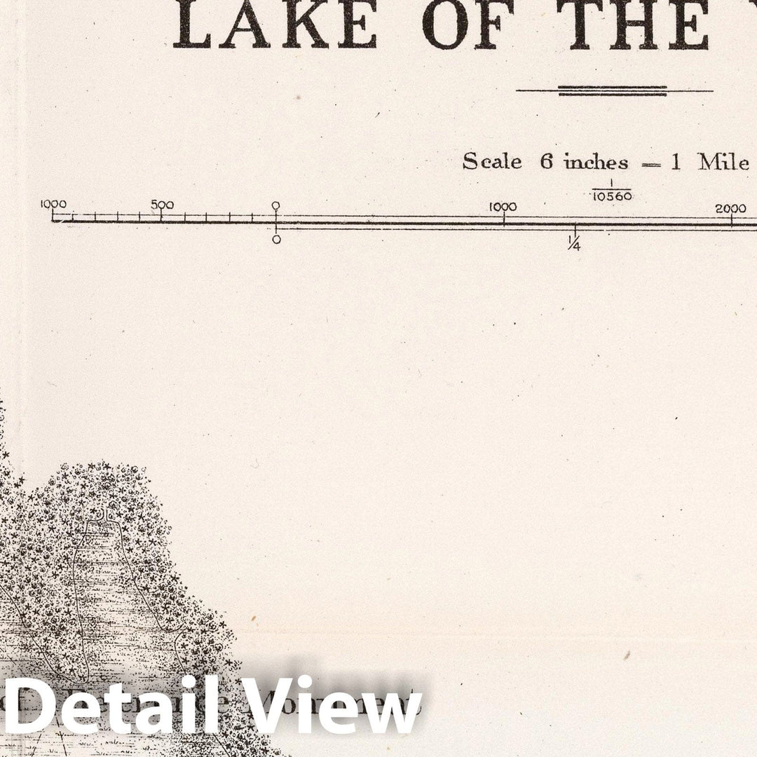 Historic Map : Exploration Book - 1878 Map of The Vicinity of The North West Point of The Lake of The Woods. - Vintage Wall Art