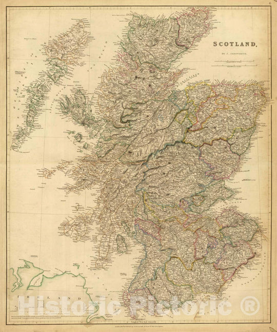 Historic Map : 1834 Inland Navigation, Rail Roads, Geology, Minerals of England & Wales. - Vintage Wall Art