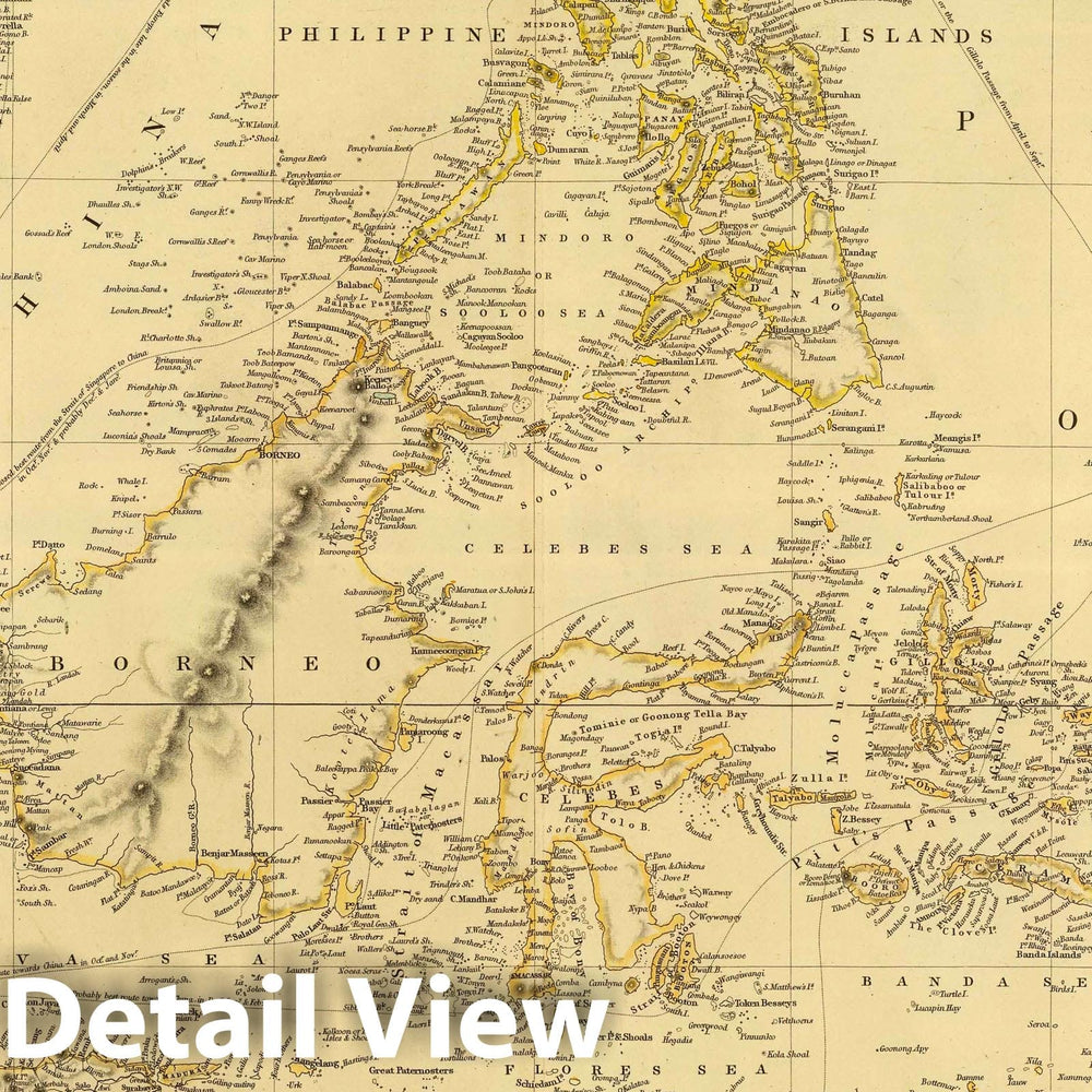 Historic Map : 1832 Asiatic Archipelago. - Vintage Wall Art