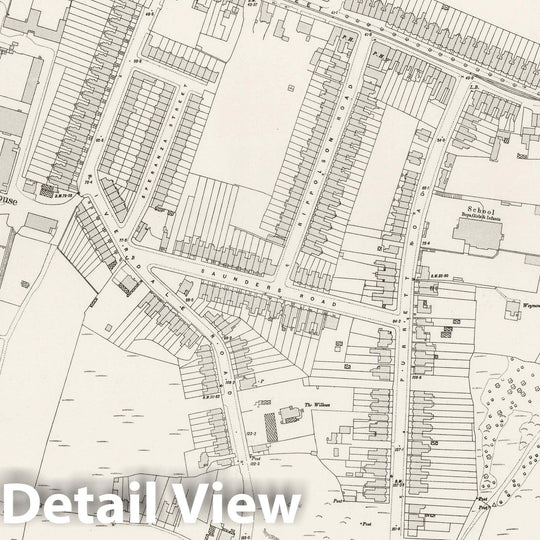 Historic Map : Ordnance Survey Maps, London, Five feet to The Mile. London Sheet XII.19, 1895 City Atlas - Vintage Wall Art