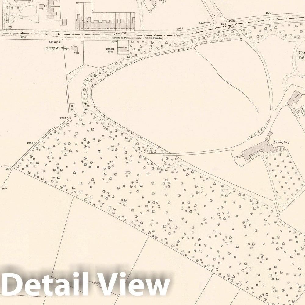 Historic Map : Ordnance Survey Maps, London, Five feet to The Mile. London Sheet XV.25, 1895 City Atlas - Vintage Wall Art