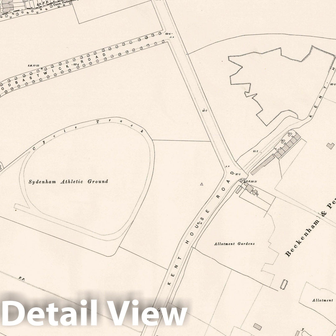 Historic Map : Ordnance Survey Maps, London, Five feet to The Mile. London Sheet XV.29, 1895 City Atlas - Vintage Wall Art