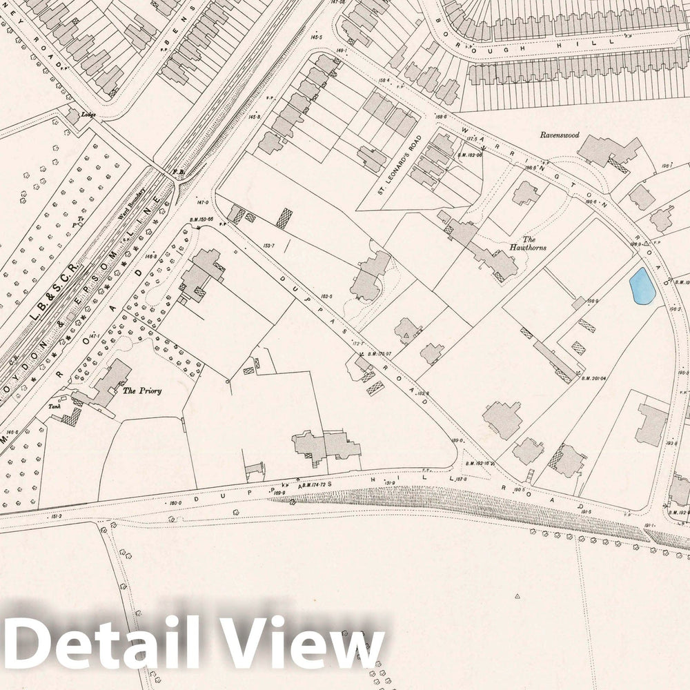 Historic Map : Ordnance Survey Maps, London, Five feet to The Mile. London Sheet XVII.14, 1896 City Atlas - Vintage Wall Art