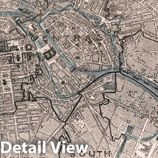 Historic Map : City of Berlin. (to accompany) The Columbian World's Fair Atlas Published for: Wood Brothers Cash Store Unadilla, New York, 1893 Atlas - Vintage Wall Art