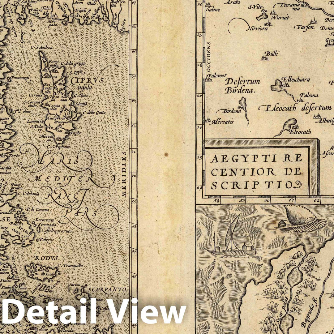 Historic Map : Turkey , Tunis (Tunisia), Asia Minor (124) Natoliae (with) Aegypti (with) Carthaginis, 1608 Atlas , Vintage Wall Art