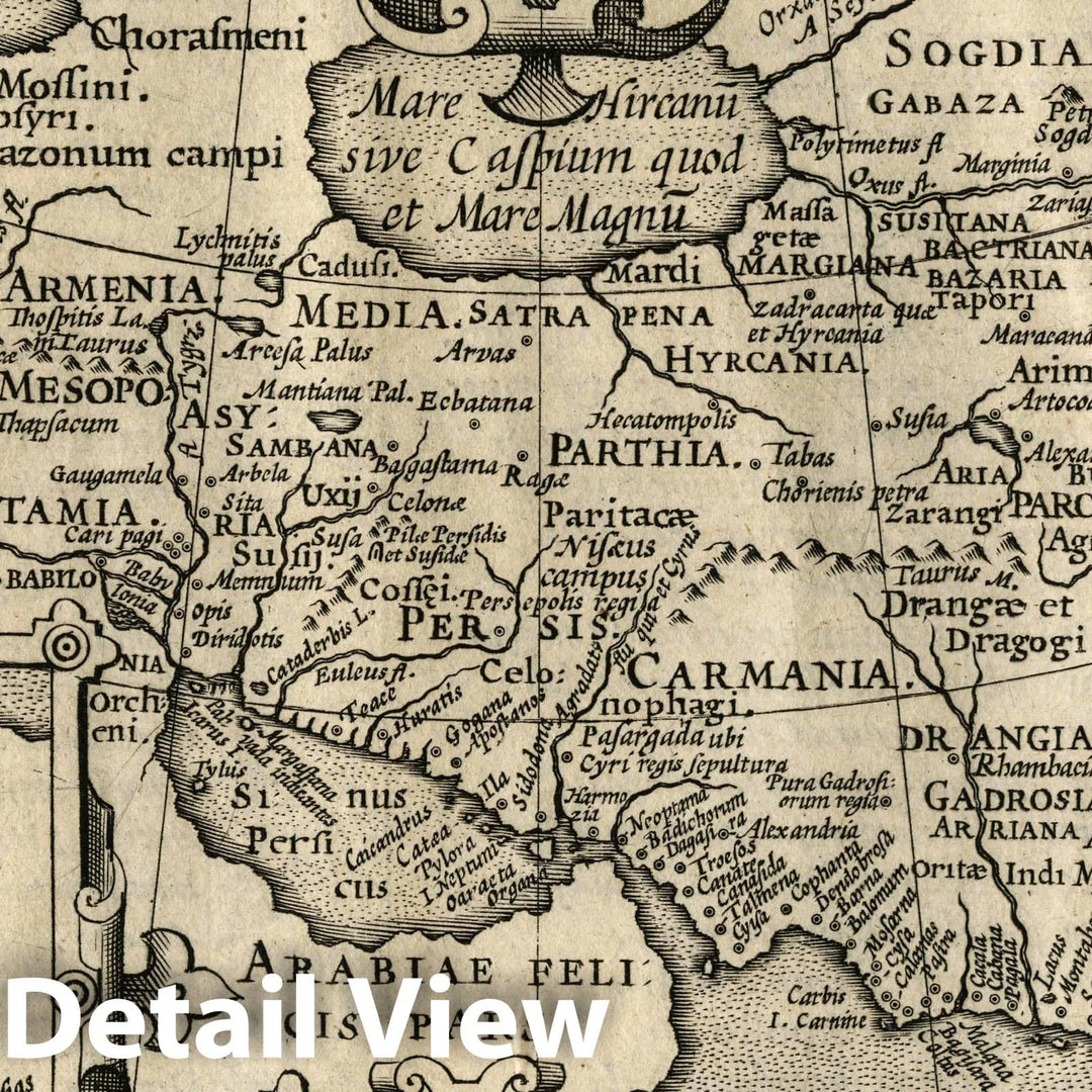 Historic Map : Asia Minor Alexandri Magni Expeditio. (Inset) Asia Minor. (to accompany) Atlas Minor Gerardi Mercatoris, 1607 Atlas , Vintage Wall Art