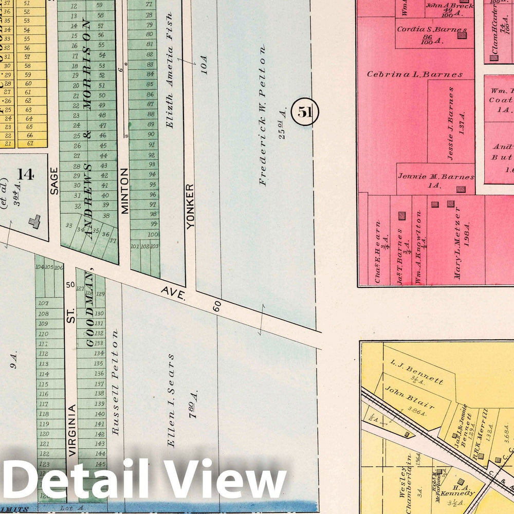 Historic Map : Part 52. City of Cleveland. Brecksville. Solon. Gates' Mills, 1892 Atlas - Vintage Wall Art