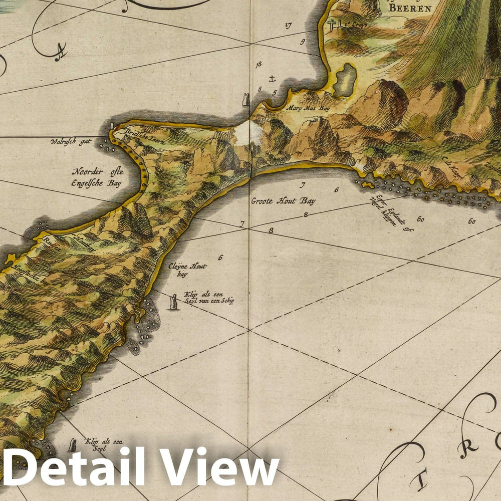 Historic Map : Norway, Greenland Sea Insvla Qv?Ioanne Mayen Nomen Sortita Est, 1665 Atlas , Vintage Wall Art