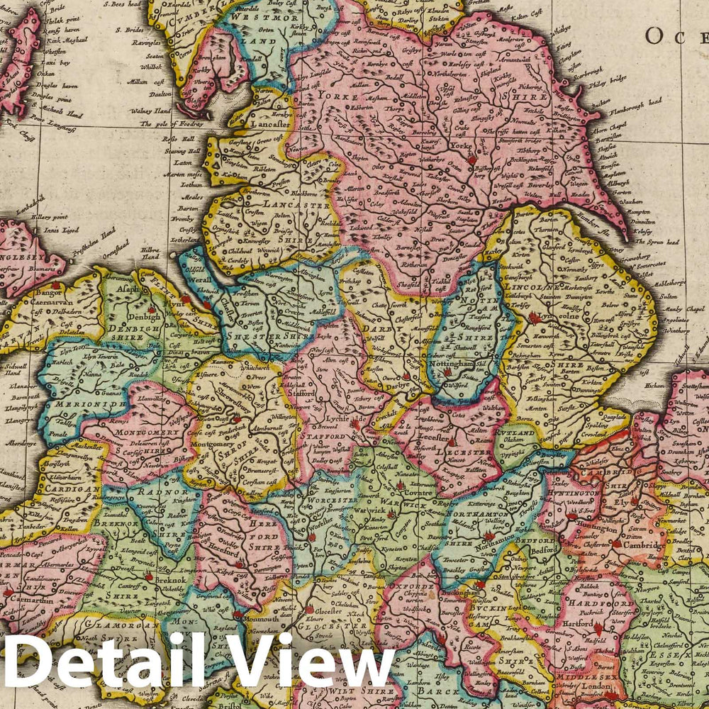 Historic Map : England, Atlas Maior Sive Cosmographia Blaviana, Qua Solvm, Salvm, Coelvm, Accvratissime Describvntvr. Anglia Regnvm, 1665 Atlas , Vintage Wall Art