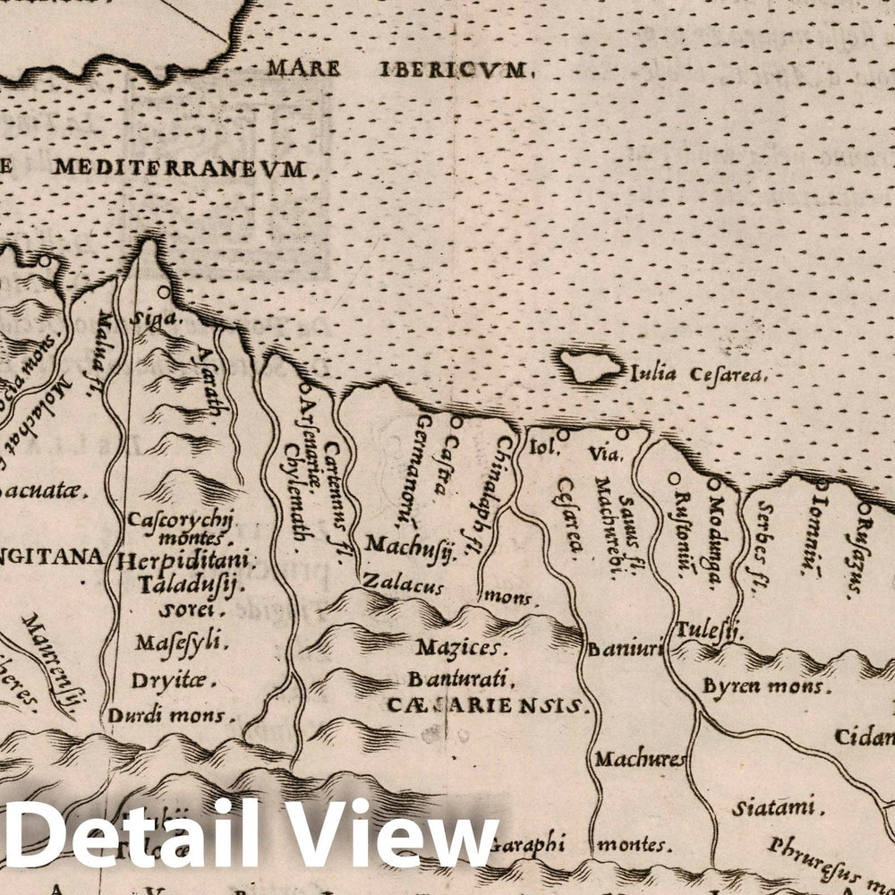 Historic Map : Tabvla Aphricae I. Di Libia, O Africa. Tavola Prima Antica, 1561 Atlas - Vintage Wall Art