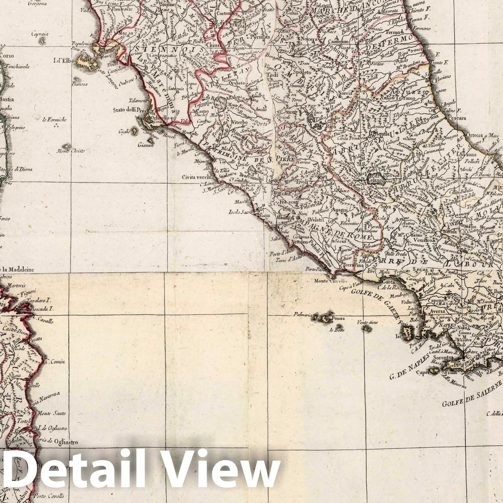 Historic Map : Italy, Atlas Universel dresse sur des Meillieures Cartes Modernes 1784. A Venise par P. Santini rue Ste. 2-Ie. L'Italie, 1784 Atlas , Vintage Wall Art