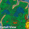 Historic Map : Treasure Island, 1960 Pictorial Map - Vintage Wall Art
