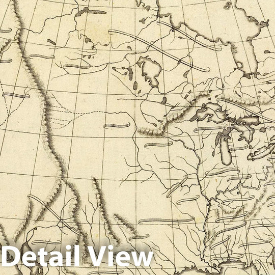 Historic Map : North America. E.P. delt. Neele sc, Strand. (1804), 1804 Atlas - Vintage Wall Art