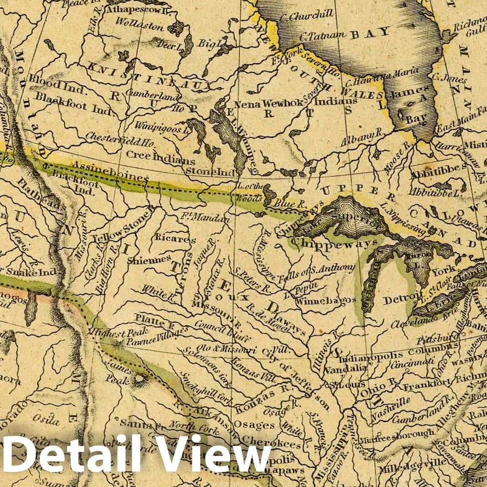 Historic Map : North America. Published by Hilliard, Gray, Little & Wilkins, Boston. H. Morse Sc. (1829), 1829 Atlas - Vintage Wall Art