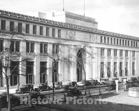 Historic Black & White Photo - Baltimore, Maryland - Enoch Pratt Free Library, c1933 -