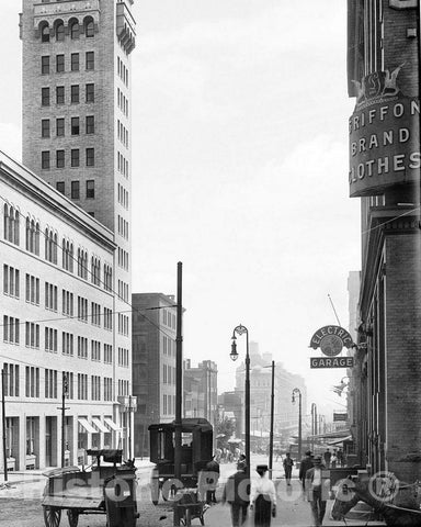 Historic Black & White Photo - Baltimore, Maryland - Emerson Bromo-Seltzer Tower, c1911 -