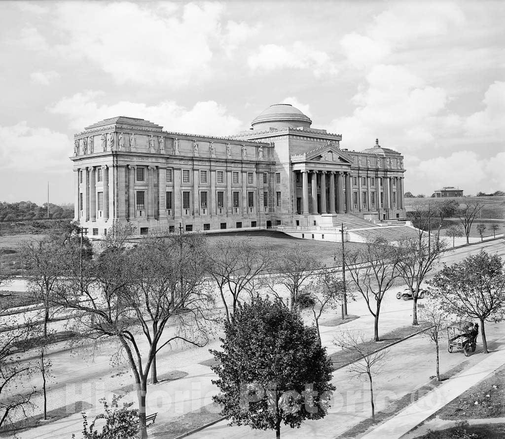 Historic Black & White Photo - Brooklyn, New York - The Brooklyn Museum, c1910 -