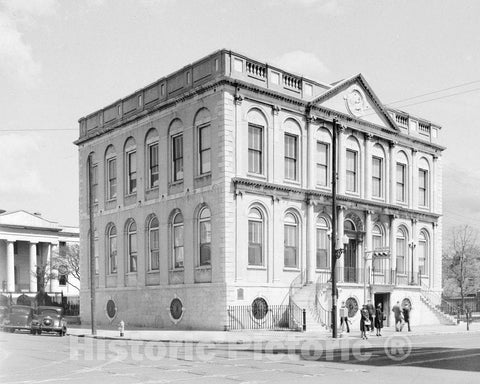 Historic Black & White Photo - Charleston, South Carolina - City Hall, c1938 -