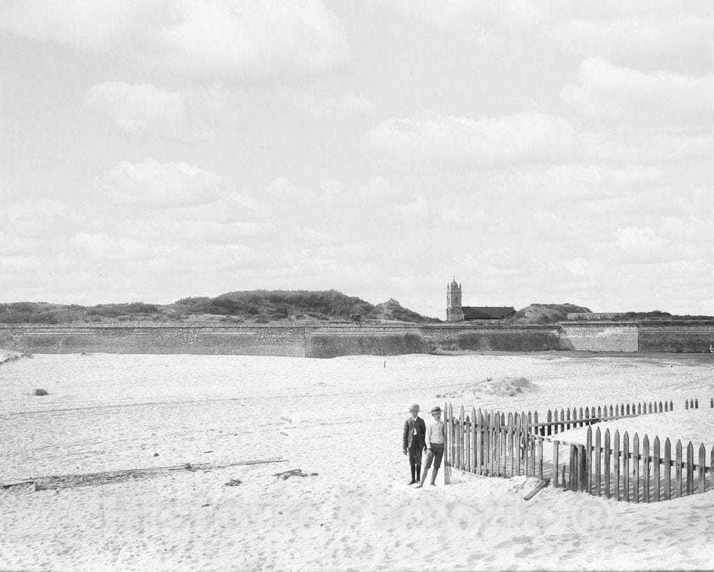 Historic Black & White Photo - Charleston, South Carolina - Fort Moultrie, c1890 -