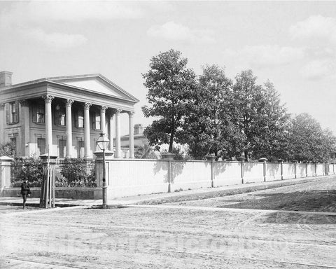 Historic Black & White Photo - Charleston, South Carolina - Residence on Rutledge Avenue, c1890 -
