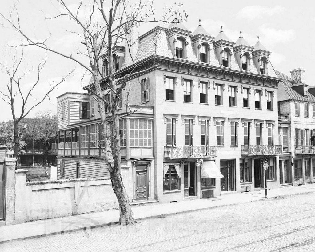 Historic Black & White Photo - Charleston, South Carolina - Confederate Home and College, c1890 -