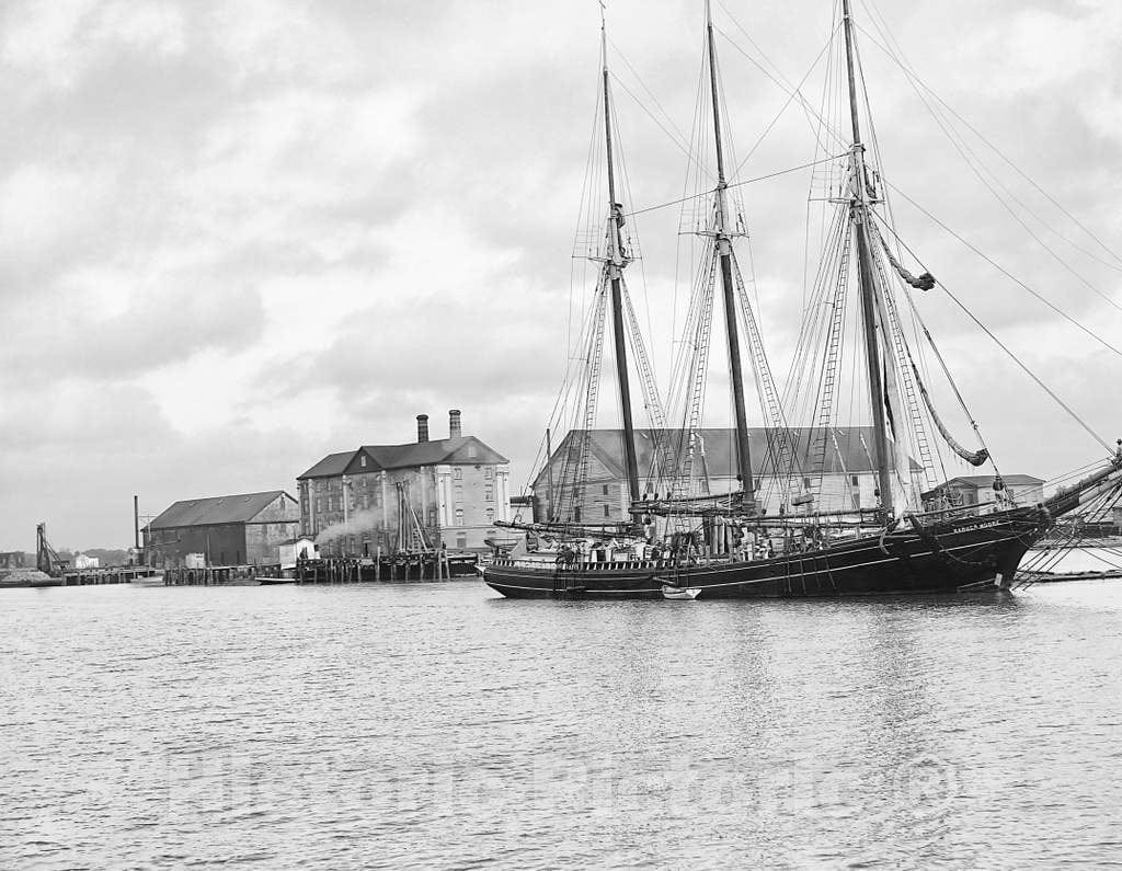 Historic Black & White Photo - Charleston, South Carolina - West Point Rice Mill, c1907 -