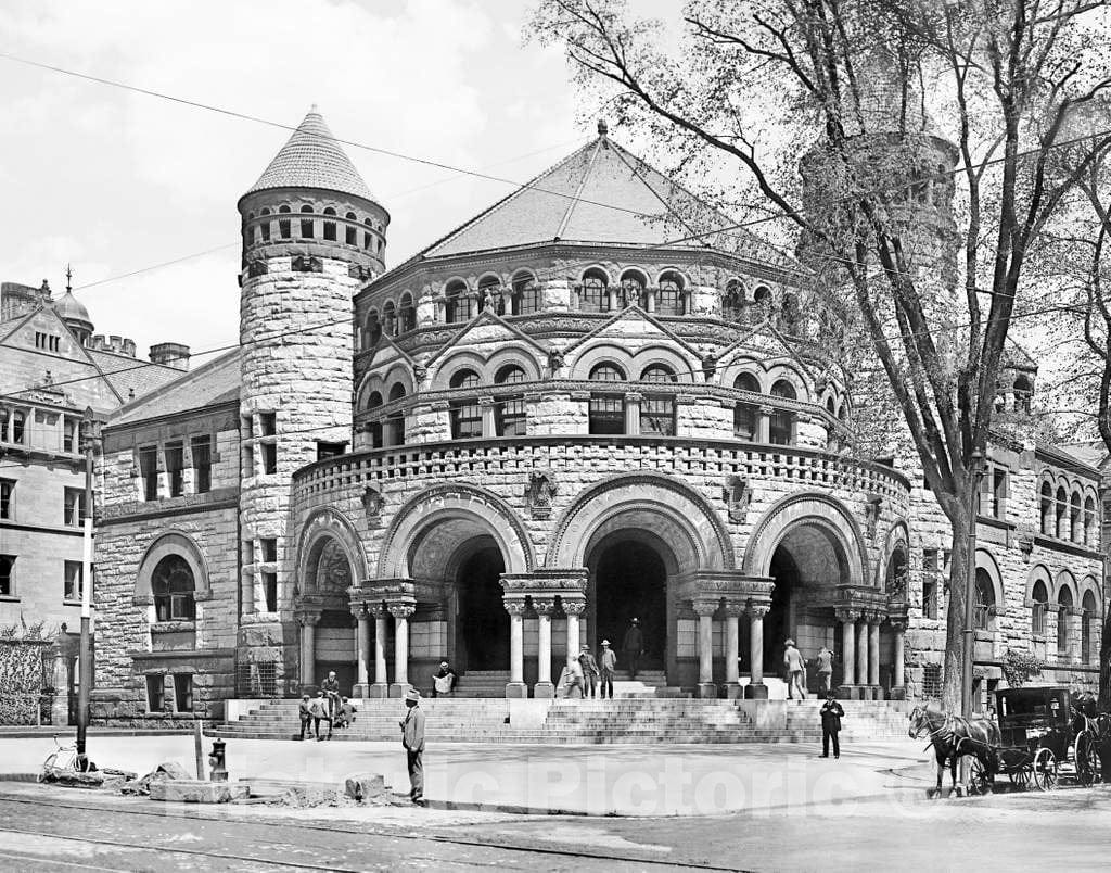 Historic Black & White Photo - New Haven, Connecticut - Yales Osborn Hall, New Haven, c1901 -