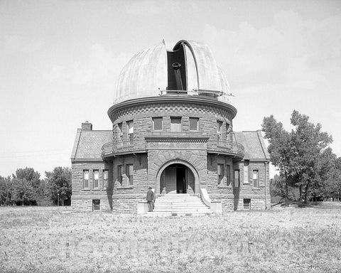 Historic Black & White Photo - Denver, Colorado - Chamberlin Observatory, c1905 -