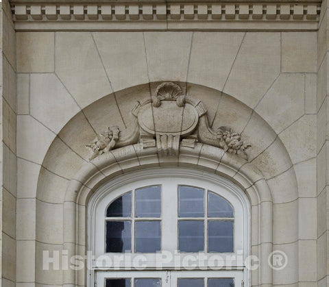 Photo - Exterior Window Detail, U.S. Post Office and Courthouse, Laredo, Texas- Fine Art Photo Reporduction